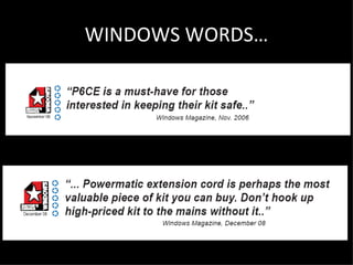 WINDOWS WORDS… 
