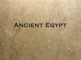 Ancient Egypt 