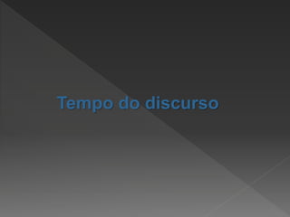 Tempo do discurso
 