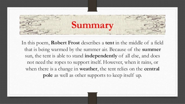 Out out robert frost image