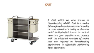Stocking a Housekeeping Cart: Supply List & Organization