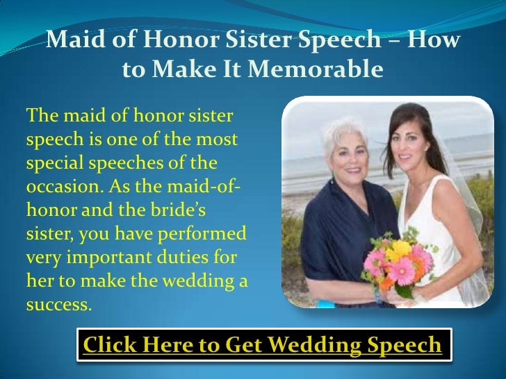 Sister Quotes For Maid Of Honor Speech Maid of honor sister speech how to make it memorable