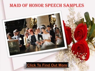 Maid of Honor Speech Samples




      Click To Find Out More
 