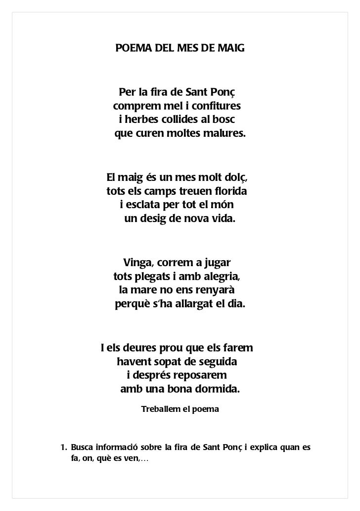 poema mes de Maig poema mes de Maig