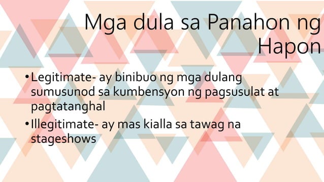 Maikling kasaysayan ng dula | PPTX