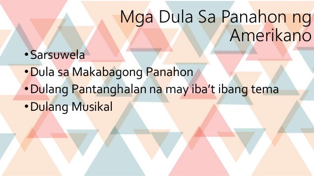 Mga Dula Noong Panahon Ng Hapon - sapanahong