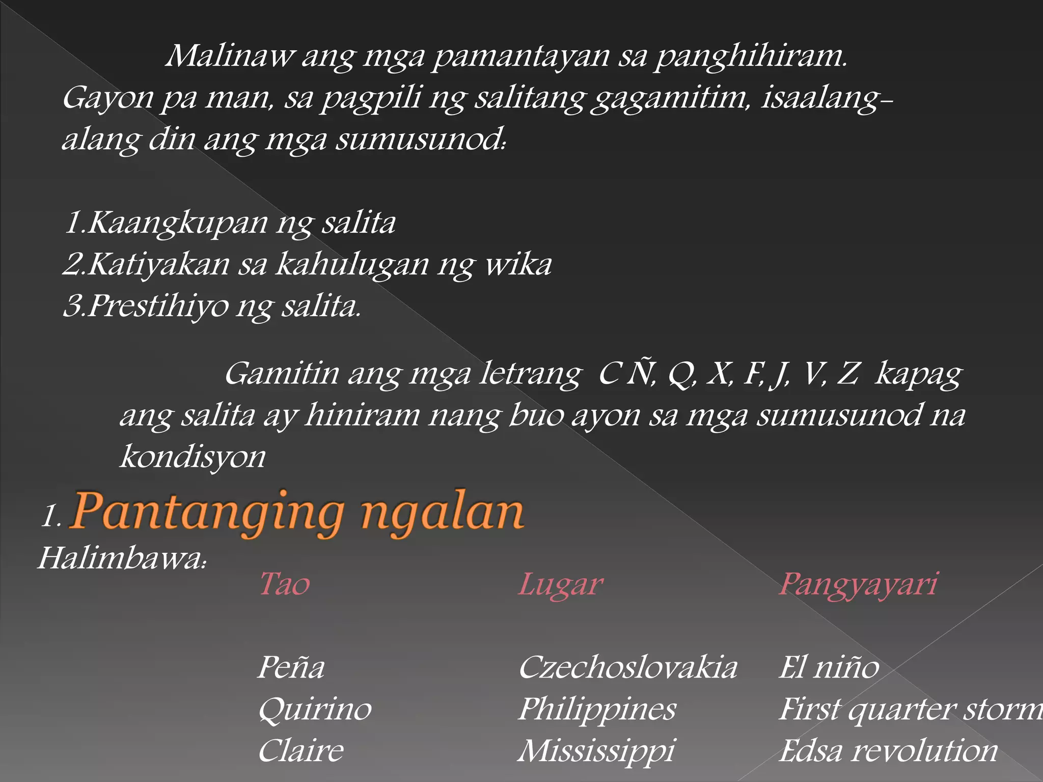 Lay Tagalog Maikling salaysay ng alfabetong filipino | PPTX