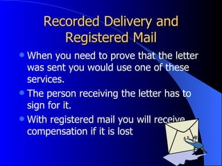 Mail Handling | PPT