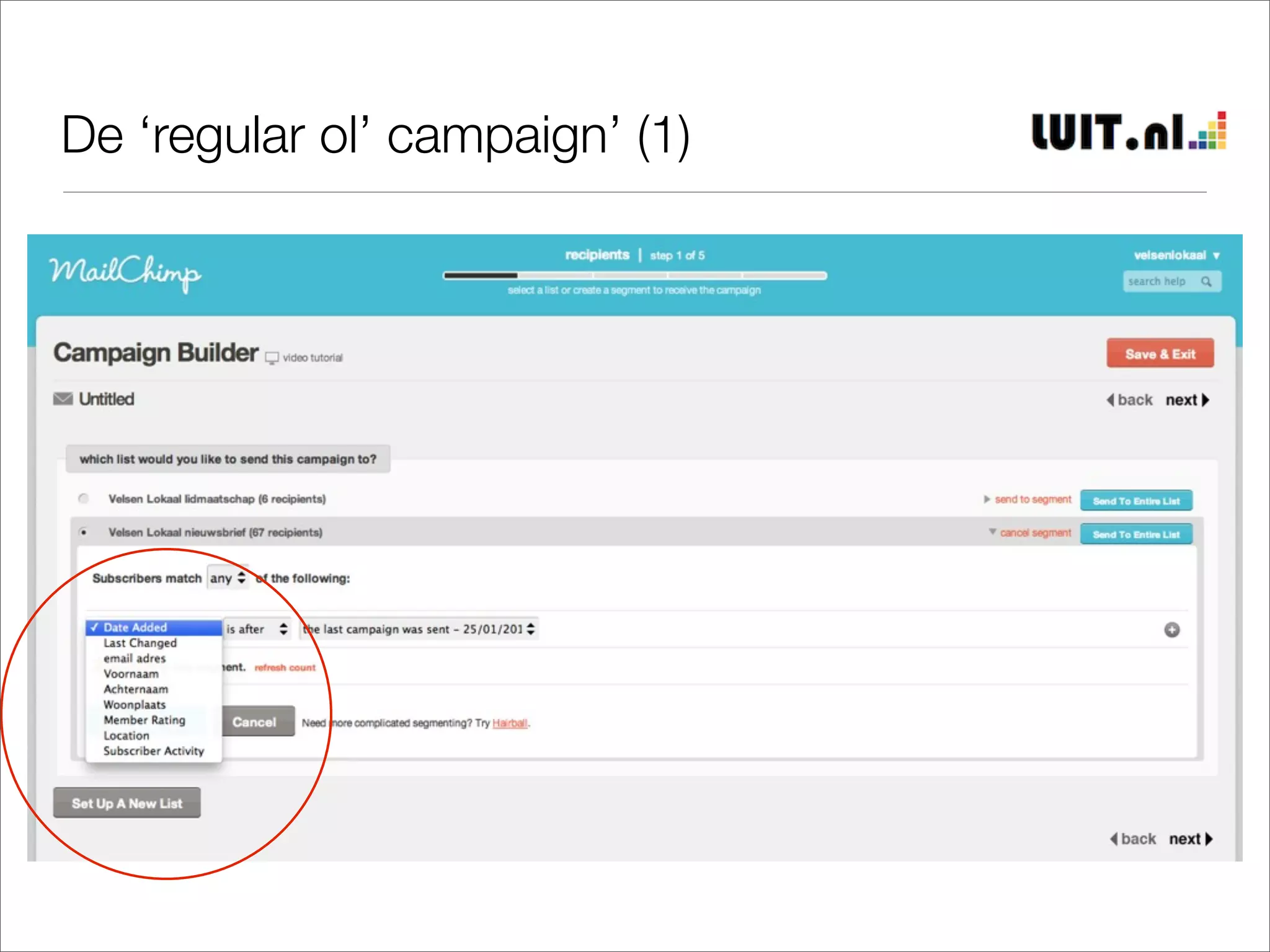 De ‘regular ol’ campaign’ (1)
 