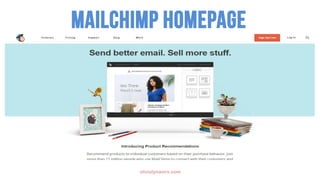 olivialynworx.com
Mailchimp homepage
 