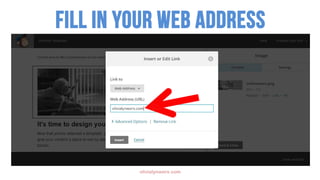 1
2
3
olivialynworx.com
Fill in your WEB ADDRESS
 