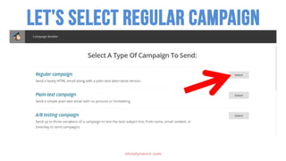 1
2
3
olivialynworx.com
LET’S SELECT REGULAR CAMPAIGN
 