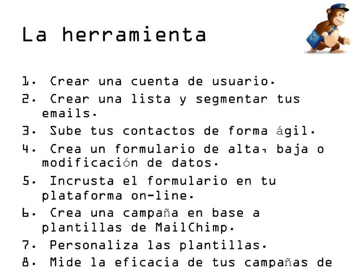 Mail Chimp La Mejor Herramienta De Email Marqueting Ii