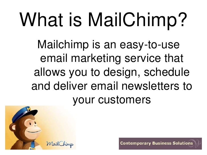 Mail chimp presentation