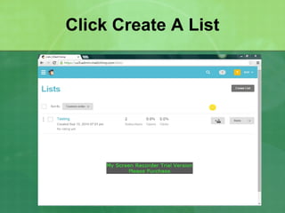 Mailchimp presentation | PPT