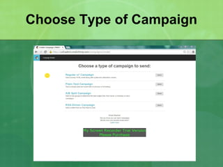 Mailchimp presentation | PPT