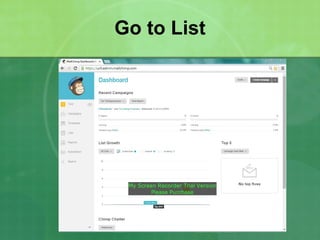Mailchimp presentation | PPT