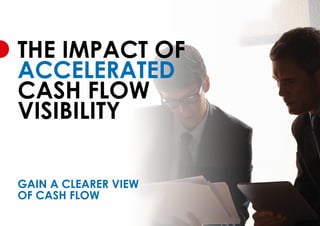 THE IMPACT OF
ACCELERATED
CASH FLOW
VISIBILITY
GAIN A CLEARER VIEW
OF CASH FLOW
 