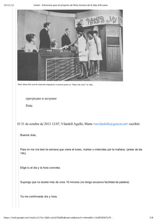 !"#!!#!$                  %&'()*+*,-./01(2.'*3'/'*0)*3/4506.4*70*80.('*90/10/'*70*)'*:')'*7;</.*=410>




                  !"#$"%&'()()*#+,-'(

                  ./012




           34)56)7/)890:;</)7/)=>6=)6=?>@A)B142<7/44)CD:44EA)F2<02)GHI142<7/442JD/K920L920M)/N9<1;1E?


             !"#$%&'()*&+

             )

             ,*-*'./'.#'/-)*'0/#$'1*'&#.*$*'2"#'3/#$#'#1'1"$#&+'.*-4#&'%'./5-6%1#&'7%-'1*'.*8*$*9':*$4#&'(#'1*&
             ;<=>9

             )

             ?1/@#'4"'#1'(/*'A'1*'=%-*'6%$6-#4*9

             )

             B"7%$@%'2"#'$%'("-*-C'.C&'(#'"$%&';D'./$"4%&':$%'4#$@%'#E6#&/3*'F*6/1/(*('(#'7*1*0-*>

             )

             G*'.#'6%$F/-.*-C&'()*'A'=%-*9

             )



A..32B##&'()>C44C)0>64&#&'()#D#$#ED(F$G(HF'$'?IJ'@K6G1(0LF3.G20'/6AF(-M4NG.AF!?'OPQ@?JI'IKR                       ?#@
 