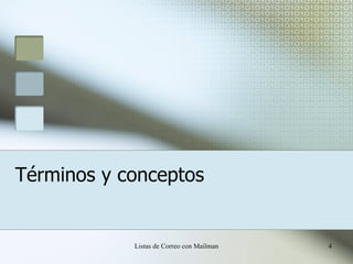 Términos y conceptos 