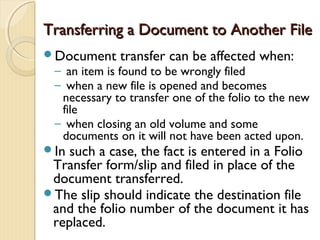 Document Transfer Process Organization Mail Management | PPT