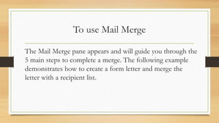 Mail Merge Example File Mail Marge.pptx