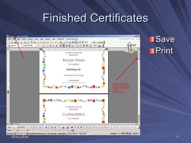 mail merge mail merge powerpoint