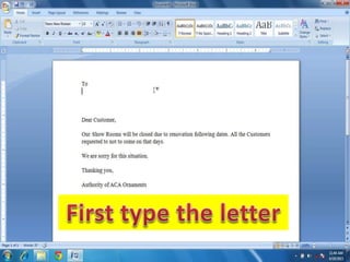 Mail Merge in Microsoft Word
