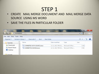 Mail merge-MAIL MERGE DATA SOURCE USING MS WORD.pdf