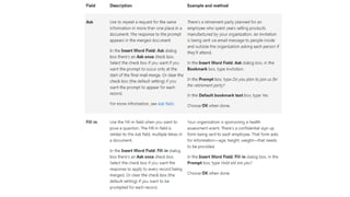 Mail merge, cross referencing | PPT
