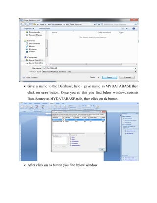 Concept of Mail Merge in MS- Word 2007 | PDF