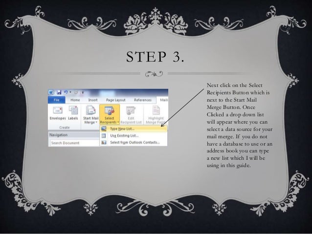 microsoft word mail merge tutorial mail merge powerpoint