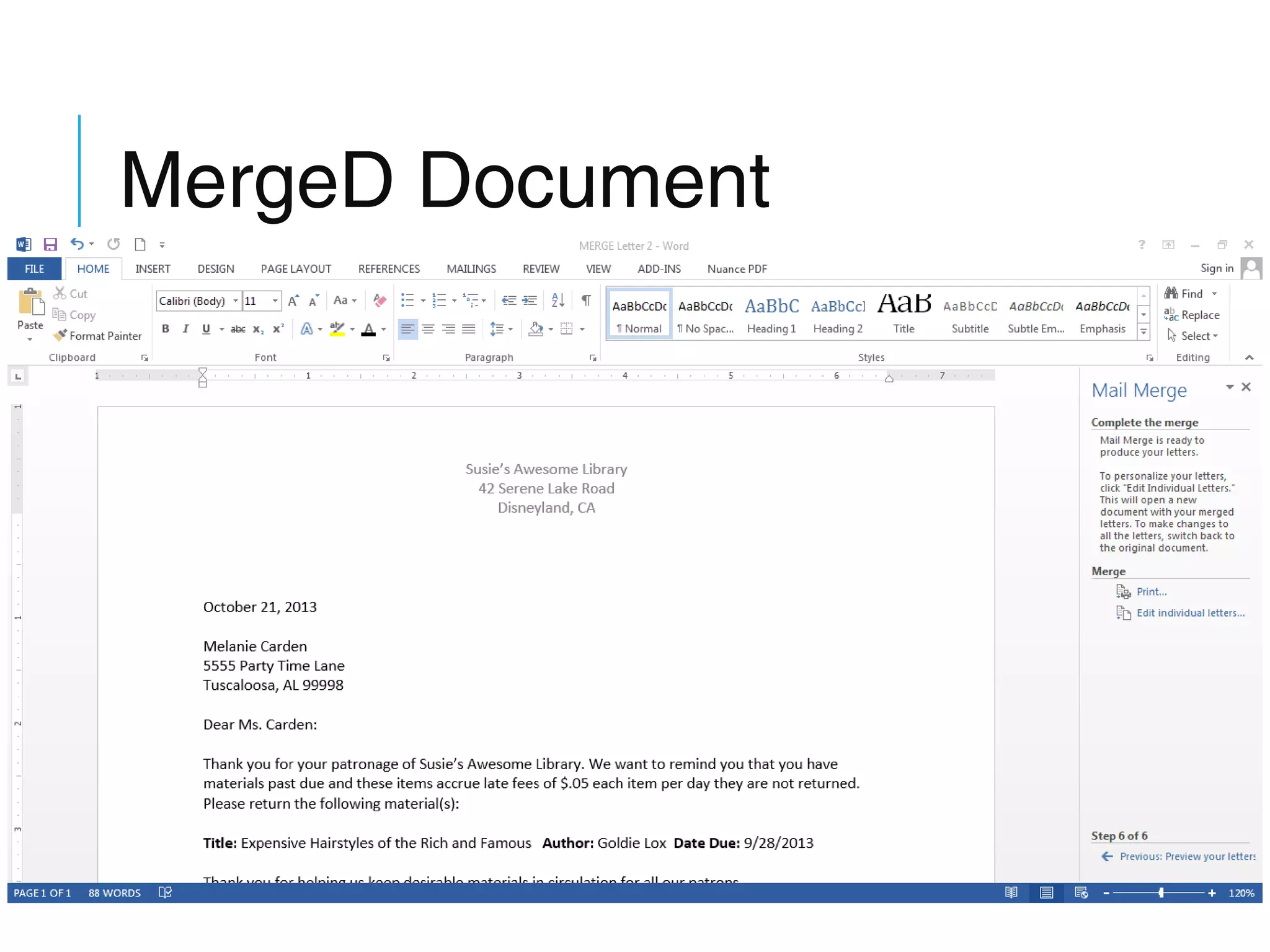 MergeD Document

 