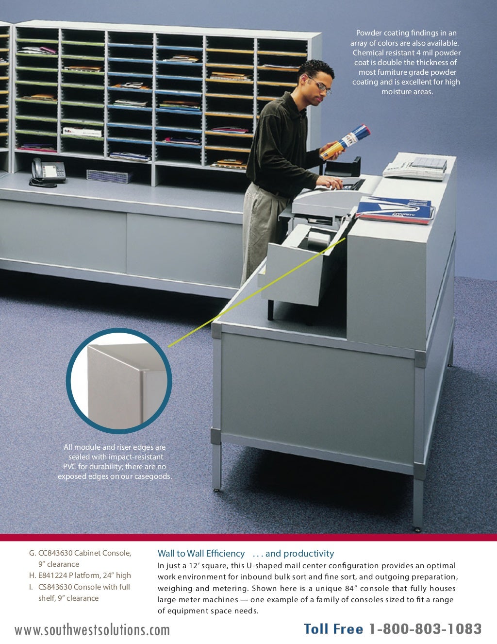 Mailroom Storage Casework