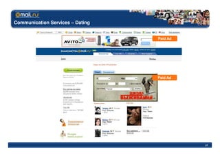 Communication Services – Dating


                                  Paid Ad




                                  Paid Ad




                                            27
 