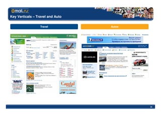 Key Verticals – Travel and Auto

                  Travel          Autos




                                          34
 