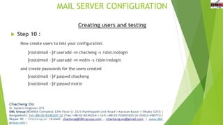Mail server configuration | PPTX