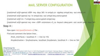 Mail server configuration | PPTX