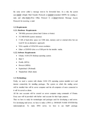 Mail server report | DOCX