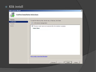 Klik install
 