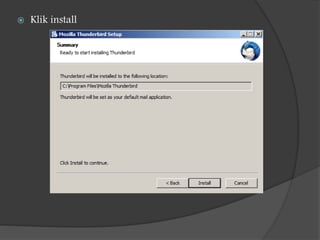  Klik install
 