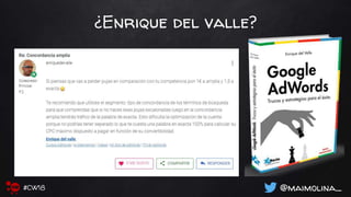 ¿Enrique del valle?
@maimolina_#CW18
 