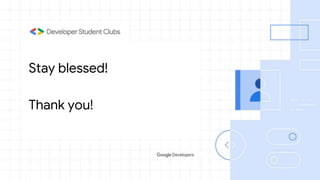 Stay blessed!
Thank you!
 