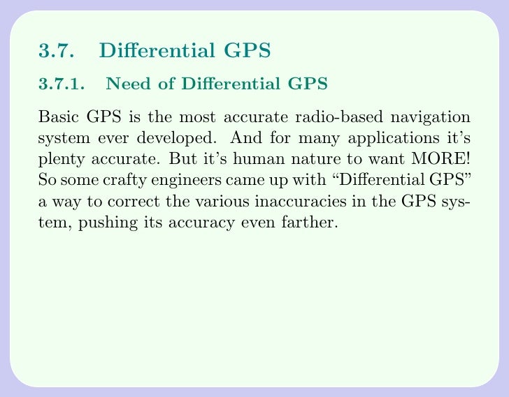 Basics of GPS