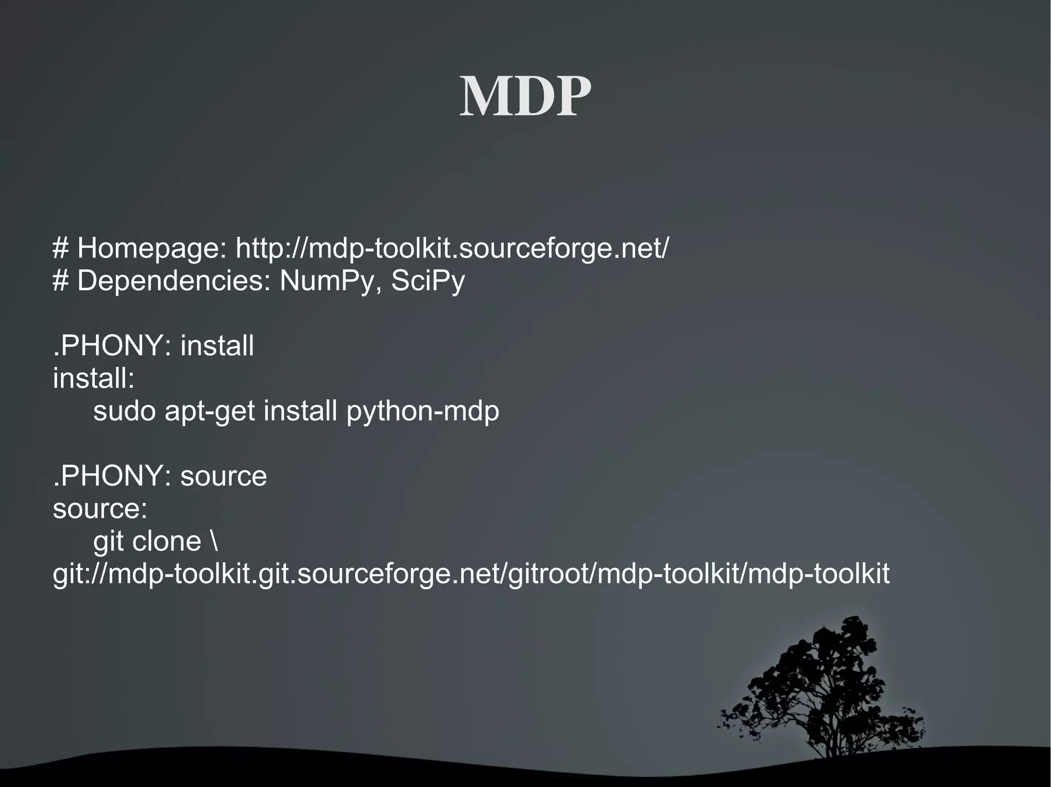 Dimensionality reduction 