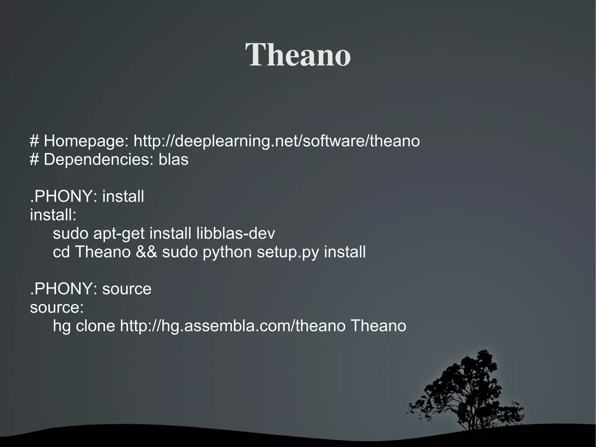 (1) assess how easy it is to install and obtain source code; 