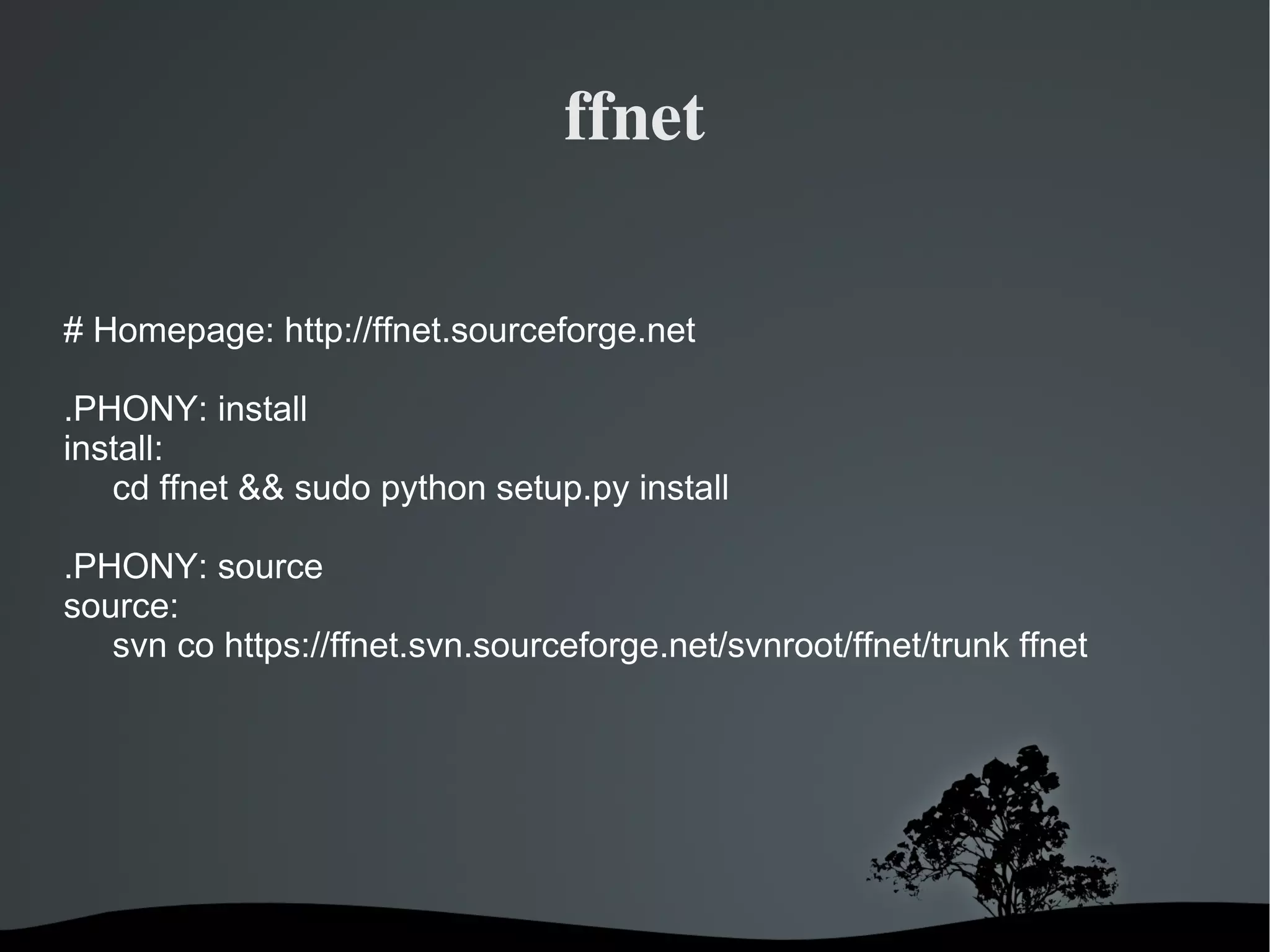 (4) Demo stuff that I think is cool 