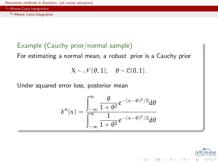 WSC 2011, advanced tutorial on simulation in Statistics