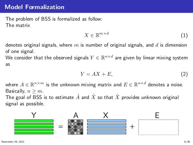 non negative matrix factorization