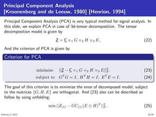 Principal Component Analysis for Tensor Analysis and EEG classification ...
